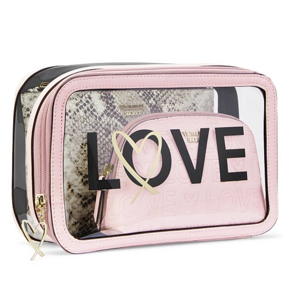 Victoria's Secret LOVE Backstage Nested Trio Pink - Picture 3 of 8